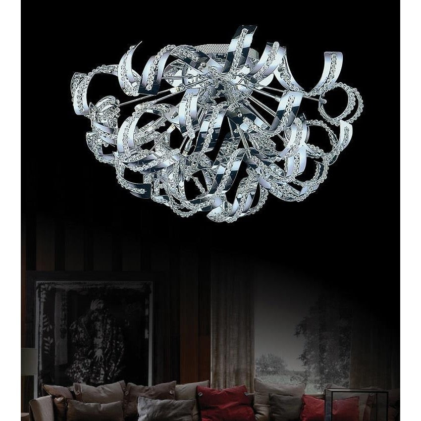 CWI Swivel 5067c18c Ceiling Light - Chrome