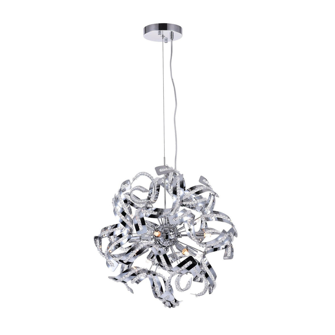 CWI Swivel 5067p19c Pendant Light - Chrome