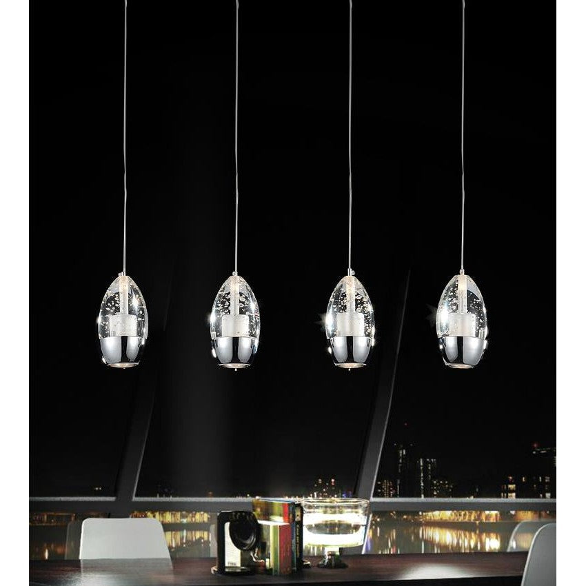 CWI Perrier 5077p22c-rc Pendant Light - Chrome