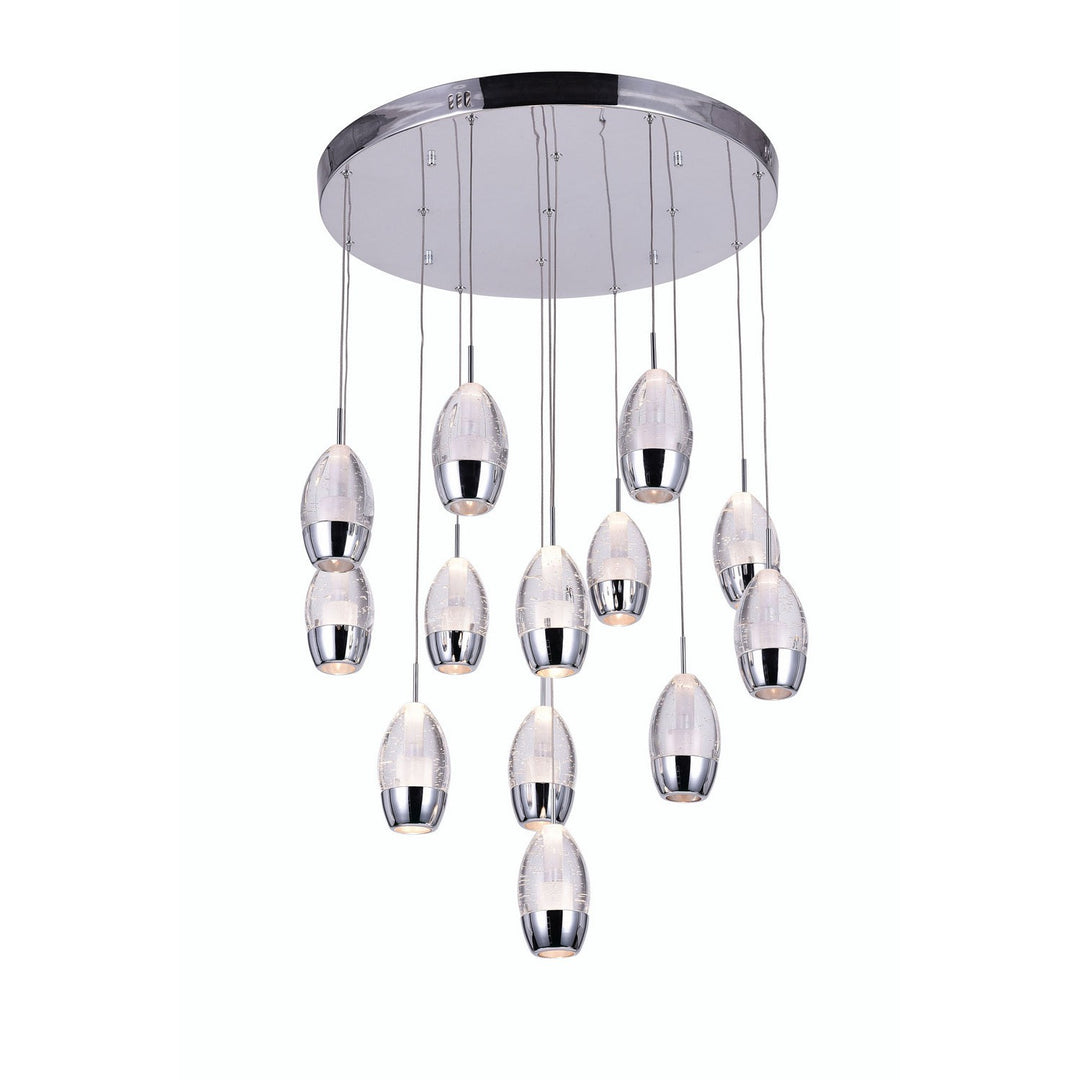 CWI Perrier 5077p24c-r Pendant Light - Chrome