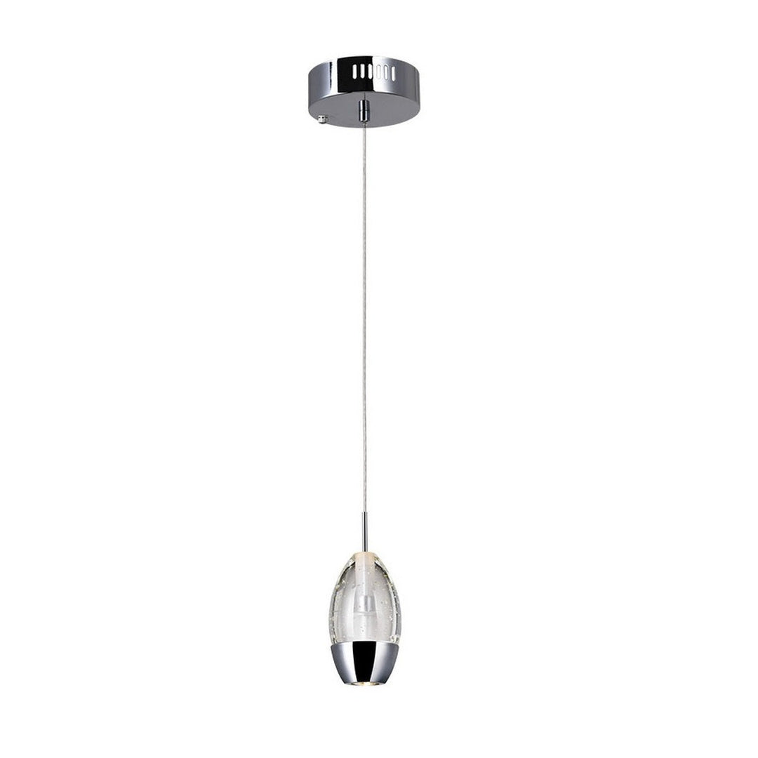 CWI Perrier 5077p5c-r Pendant Light - Chrome