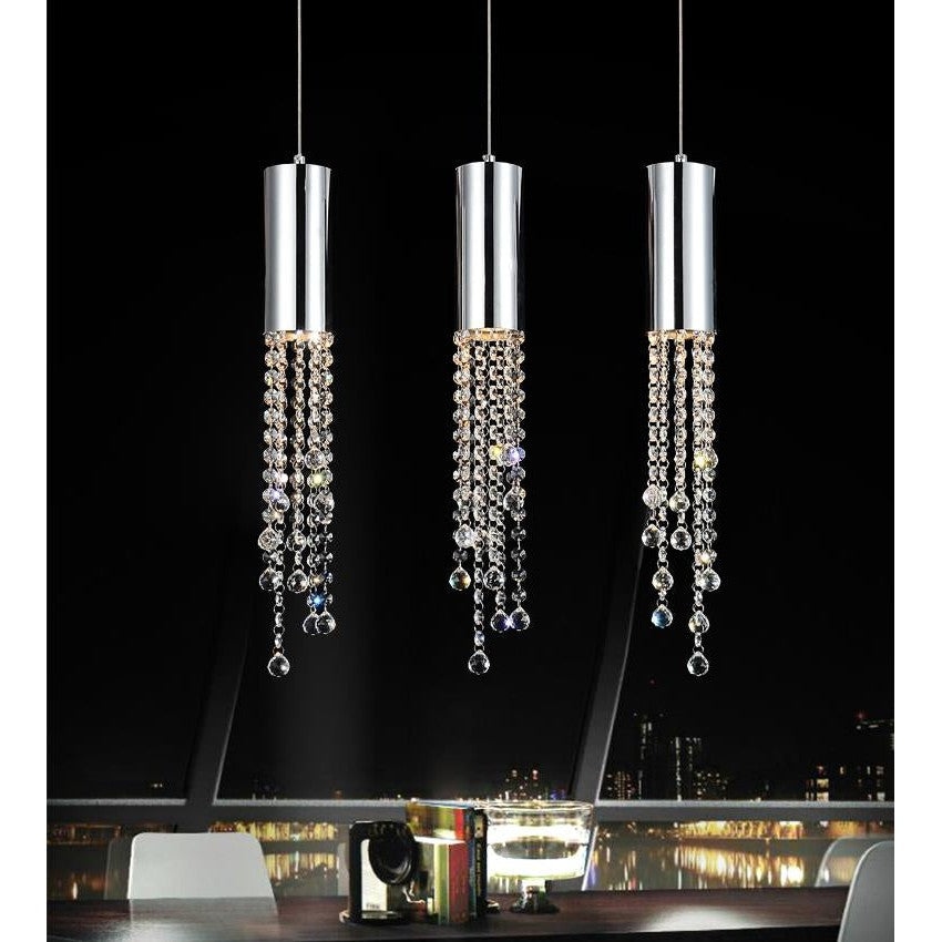 CWI Extended 5081p20c-rc Pendant Light - Chrome