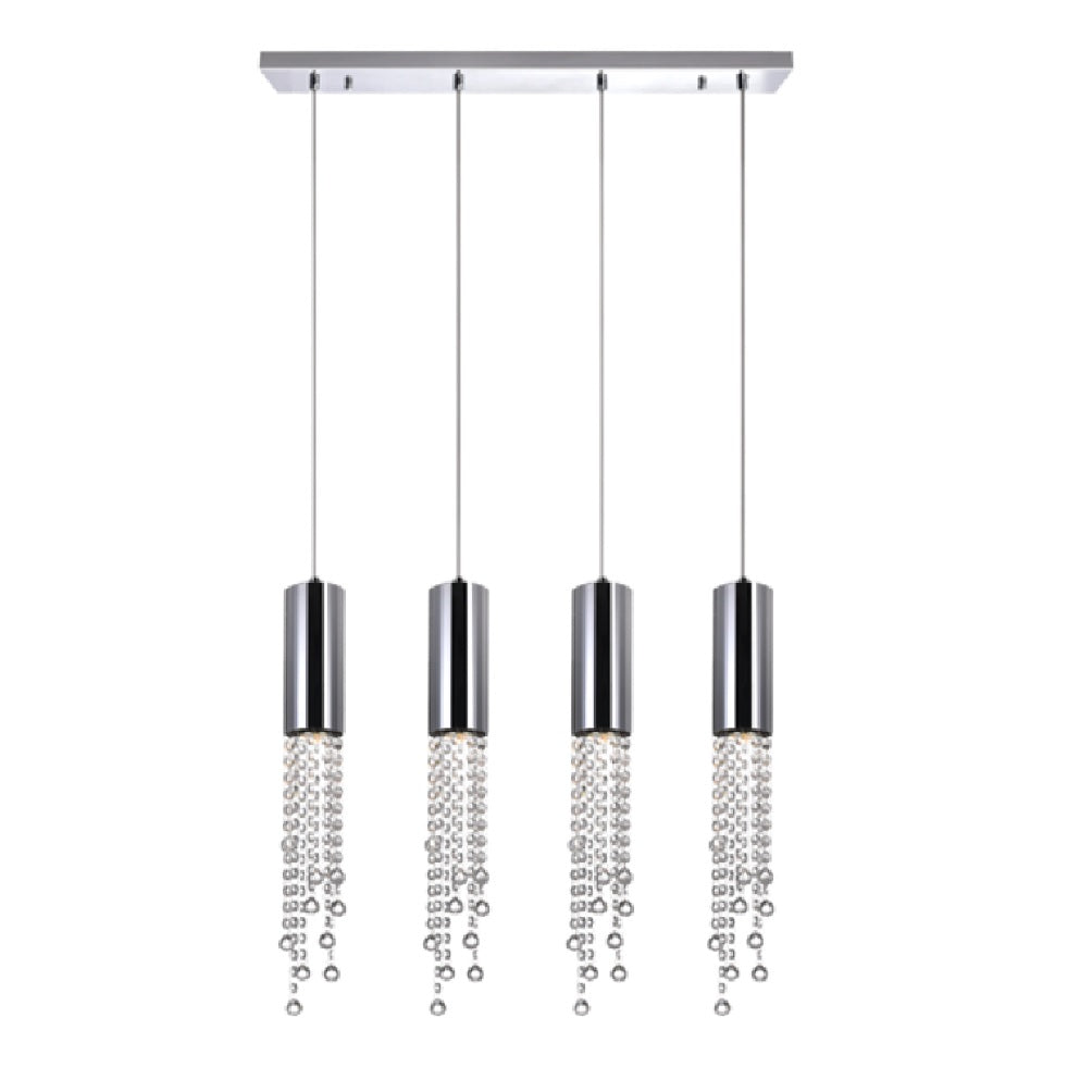 CWI Extended 5081p30c-rc Pendant Light - Chrome