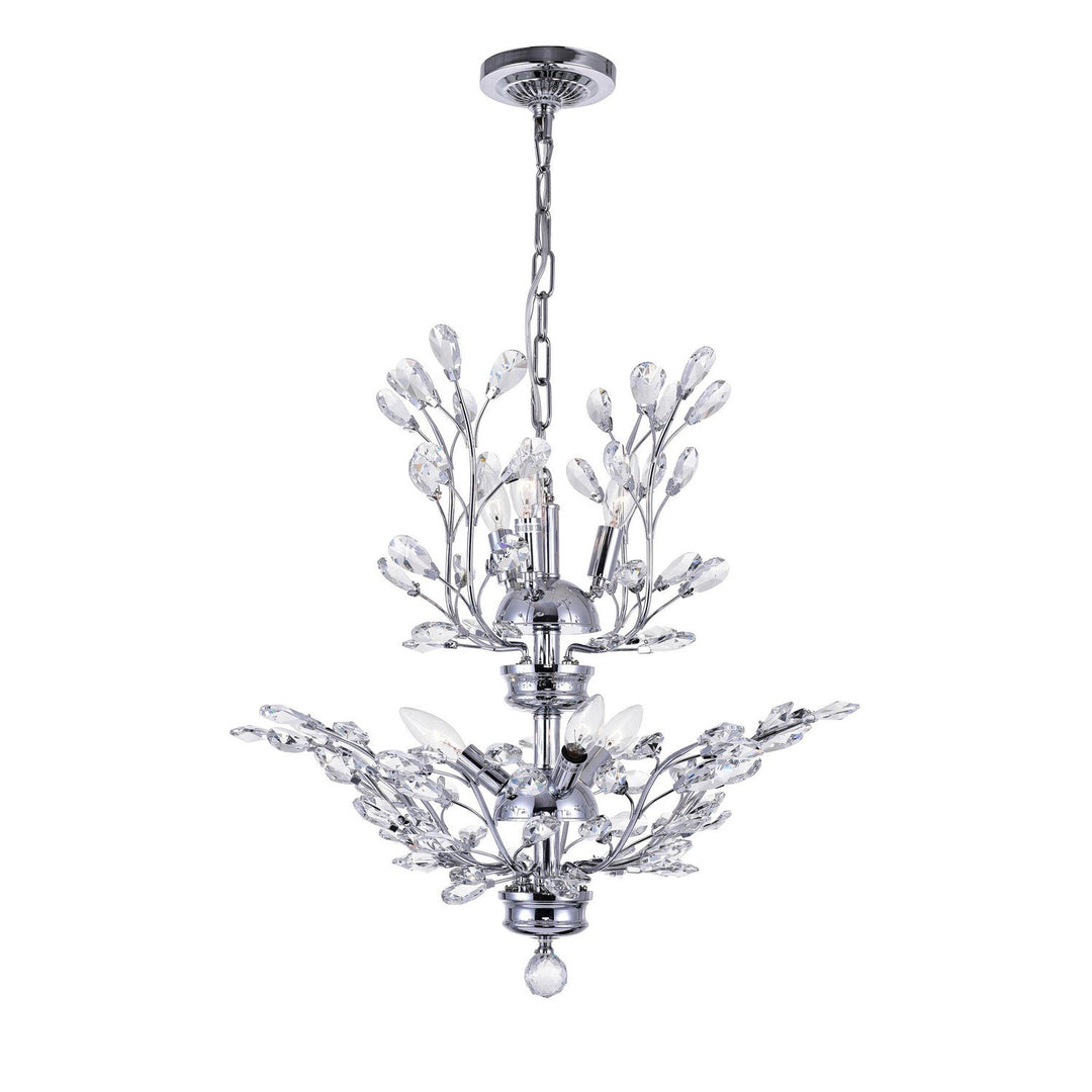 CWI Ivy 5206p22c Chandelier Light - Chrome