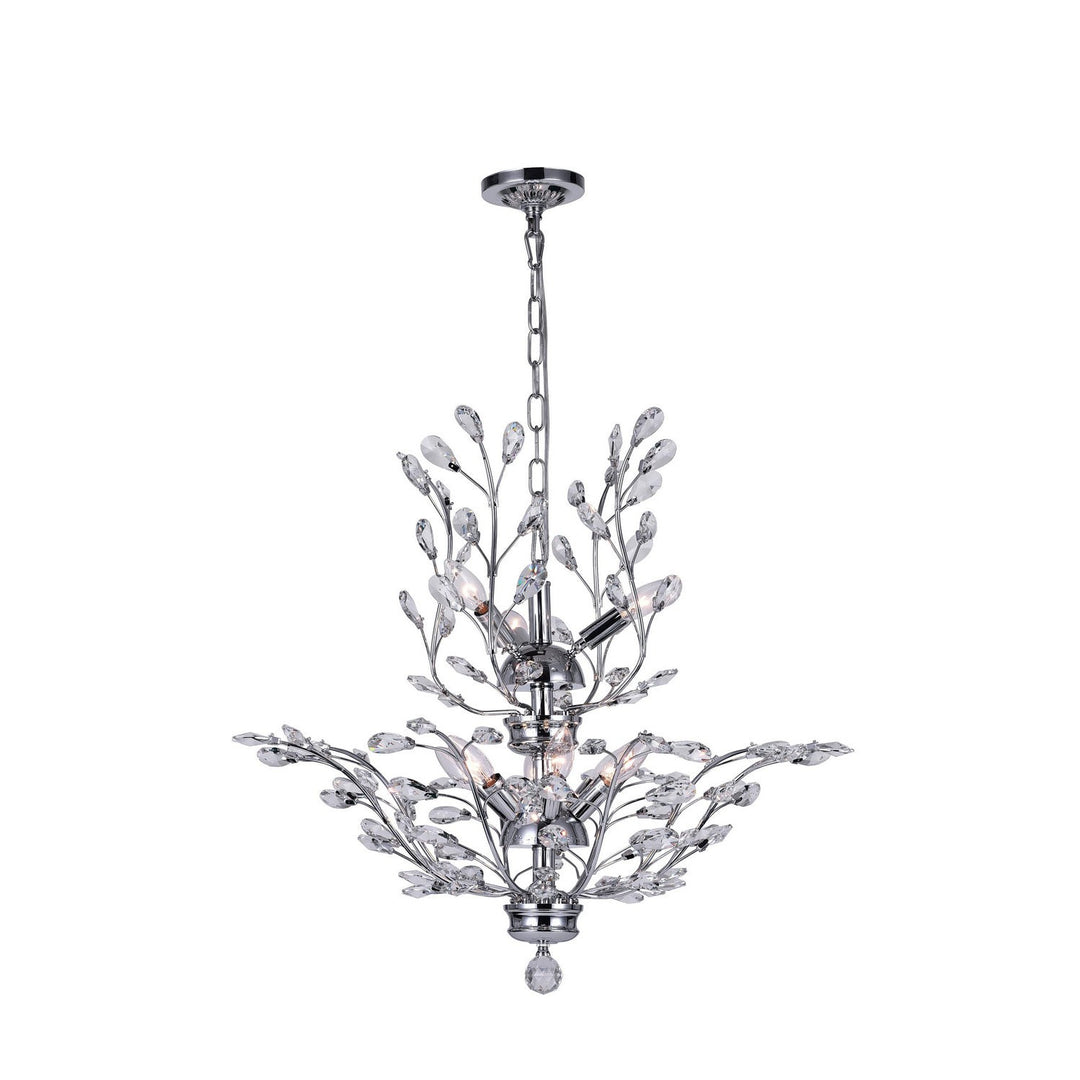 CWI Ivy 5206p28c Chandelier Light - Chrome