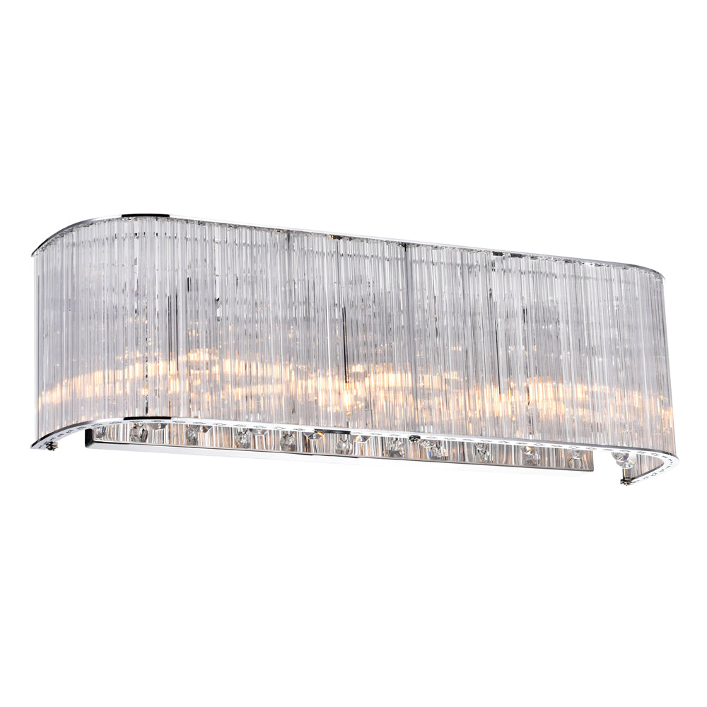 CWI Elsa 5320w18c Bath Vanity Light 18 in. wide - Chrome