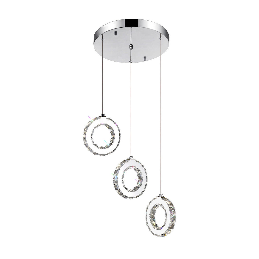 CWI Ring 5417p16st-r Pendant Light - Chrome