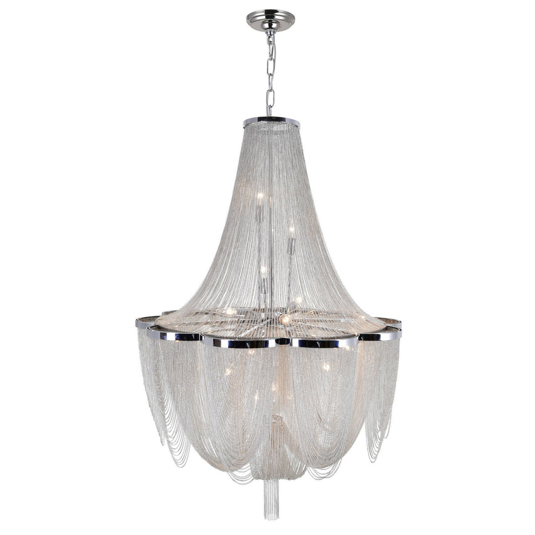 CWI Taylor 5480p22c Chandelier Light - Chrome