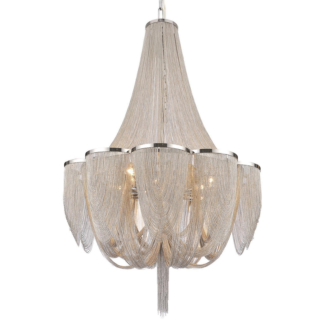 CWI Taylor 5480p34c Chandelier Light - Chrome