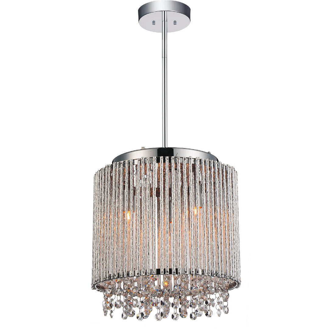 CWI Claire 5535p10c-r Pendant Light - Chrome