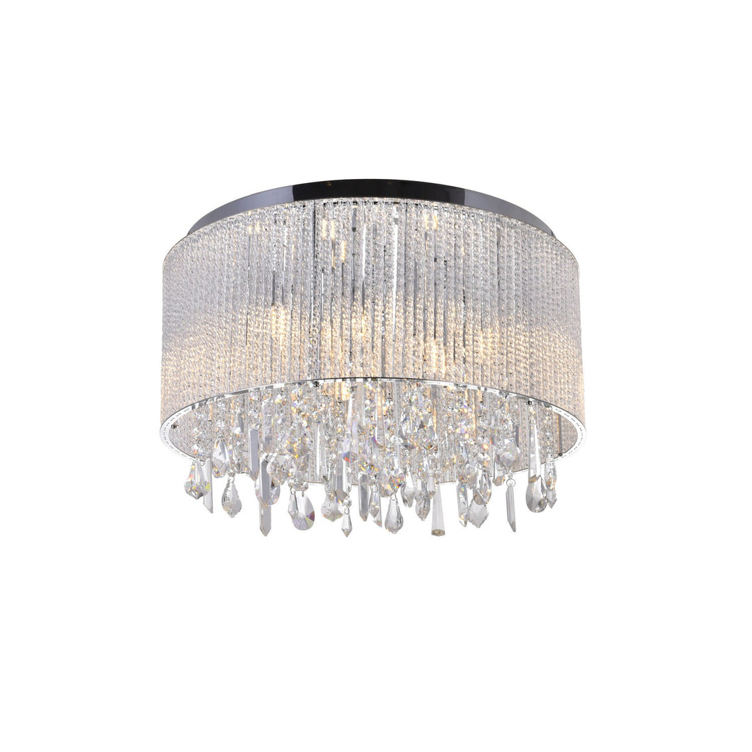 CWI Benson 5562c20c Clear Ceiling Light - Chrome