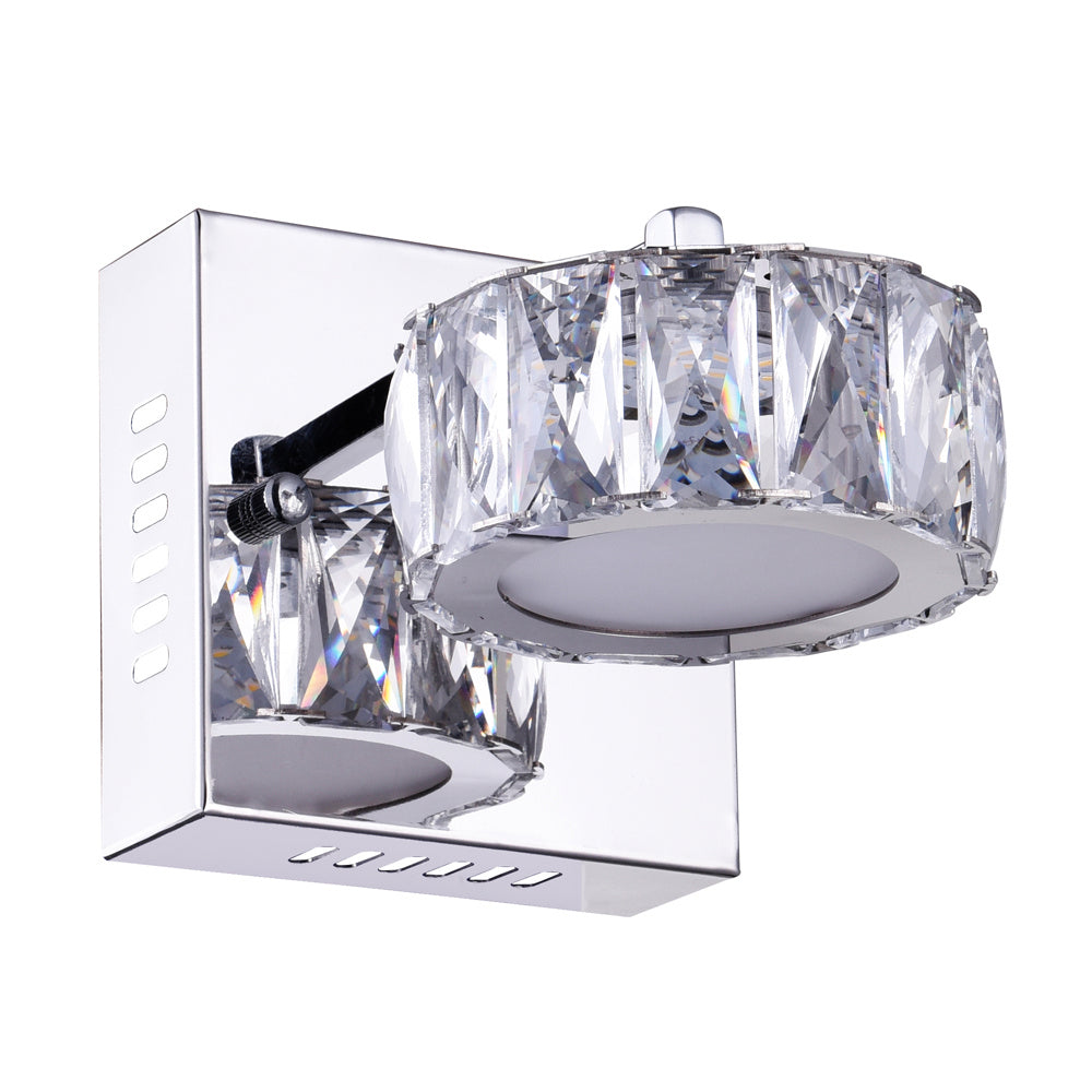 CWI Milan 5625w5st Wall Sconce Light - Stainless Steel