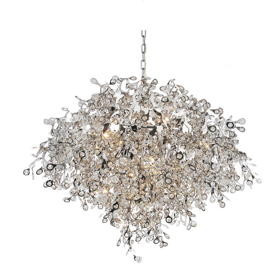 CWI Flurry 5630p35c Chandelier Light - Chrome