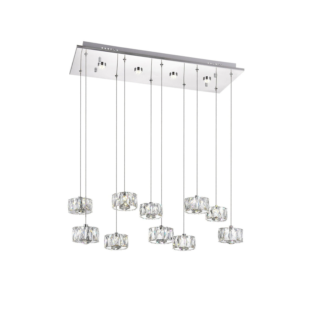 CWI Milan 5636p28st-rc Pendant Light - Chrome