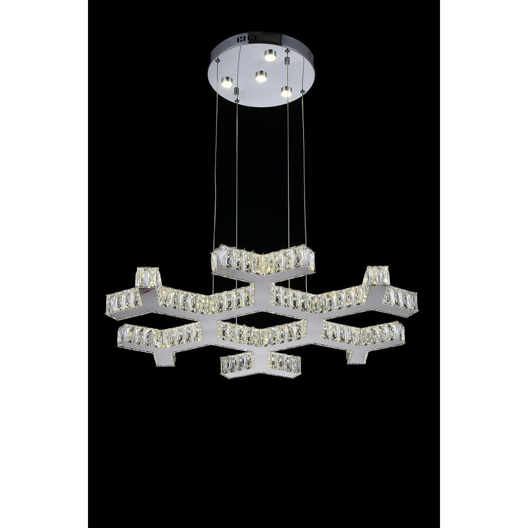 CWI Arendelle 5642p30st-r Pendant Light - Chrome