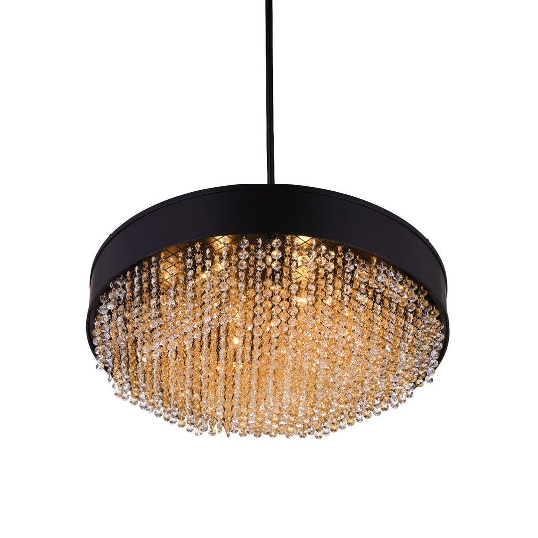 CWI Medina 5687p24-16-101 Pendant Light - Black