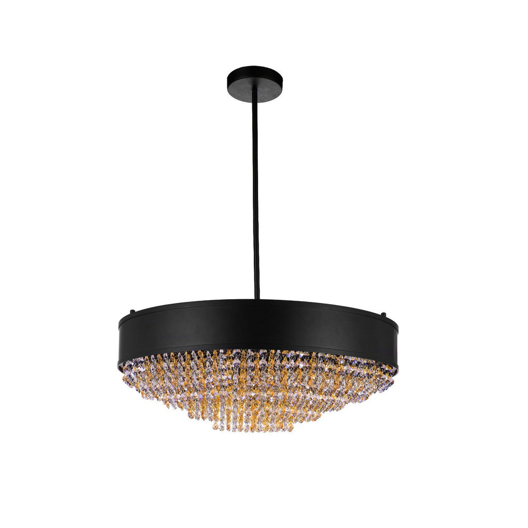 CWI Medina 5687p24-16-101 Pendant Light - Black