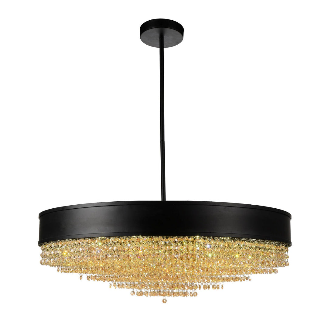 CWI Medina 5687p30-22-101 Pendant Light - Black