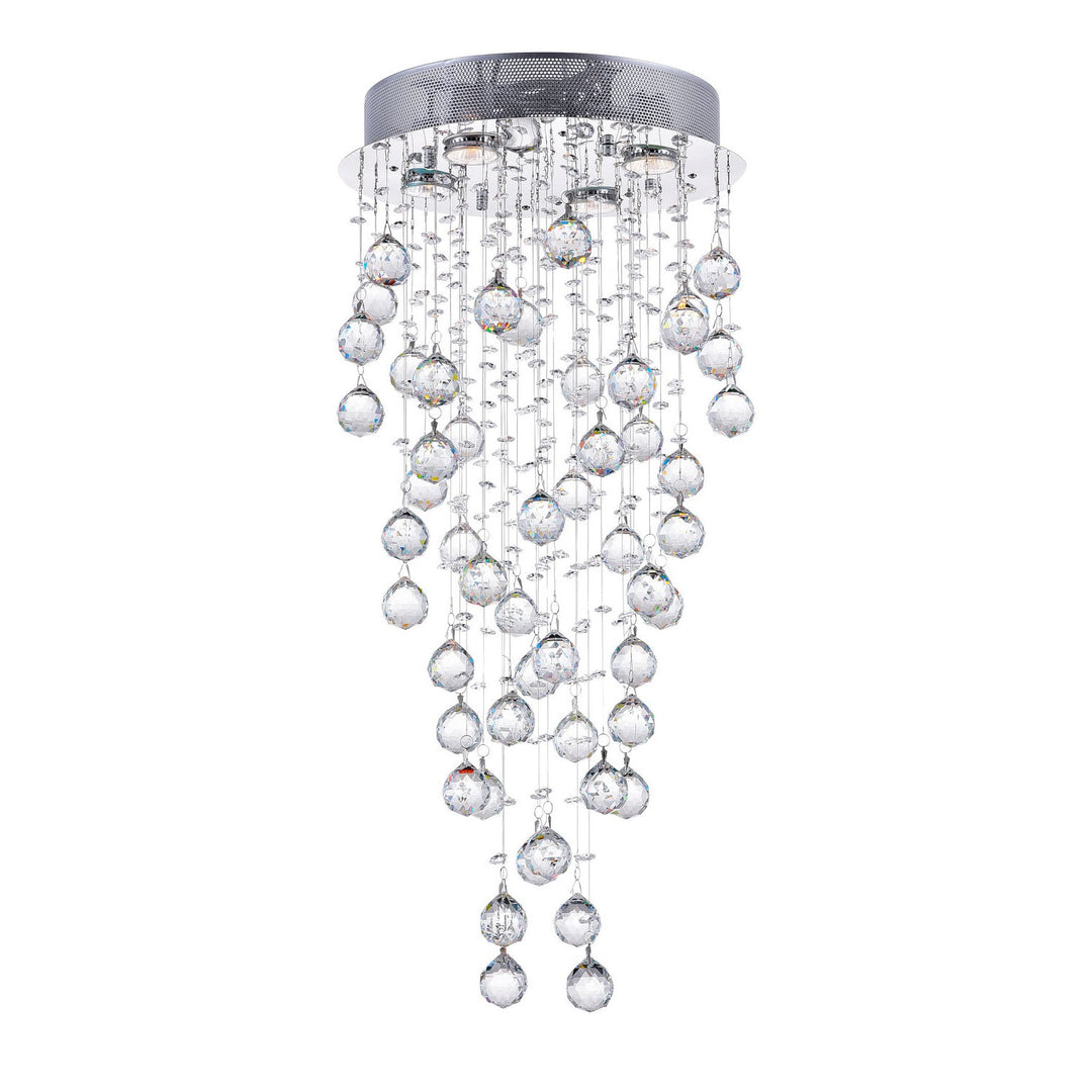 CWI Rain Drop 6601c14c Ceiling Light - Chrome