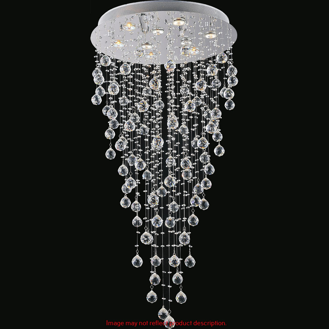 CWI Rain Drop 6601c24c(h:47) Ceiling Light - Chrome
