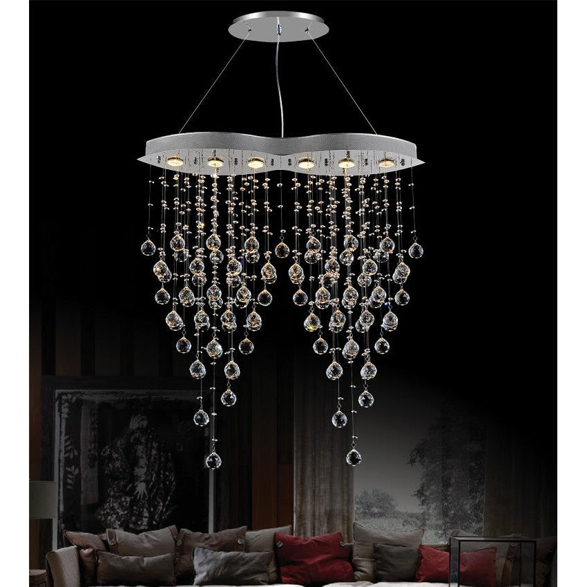 CWI Robin 6640p32c-o Chandelier Light - Chrome