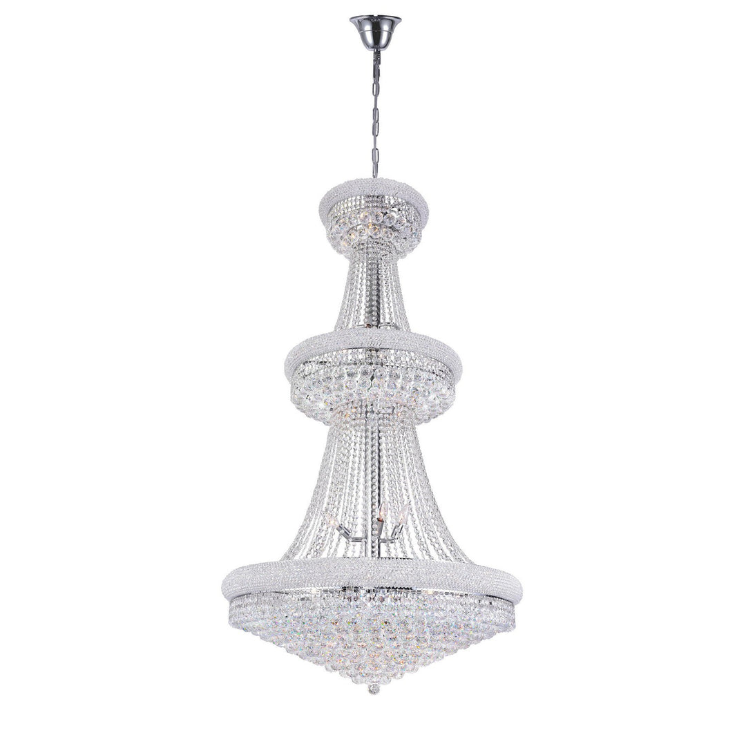 CWI Empire 8001p36c Chandelier Light - Chrome