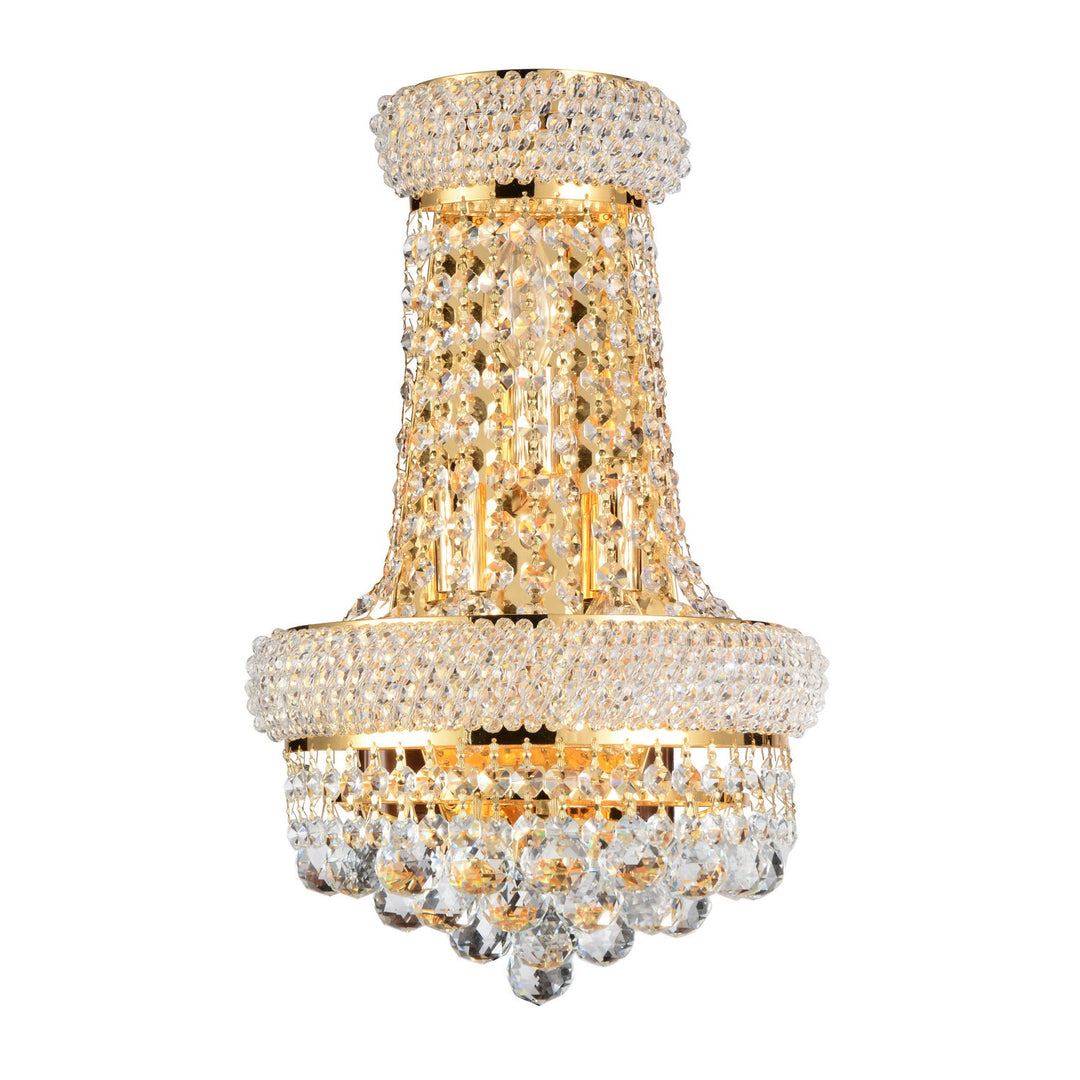CWI Empire 8001w12g-b Wall Sconce Light - Gold