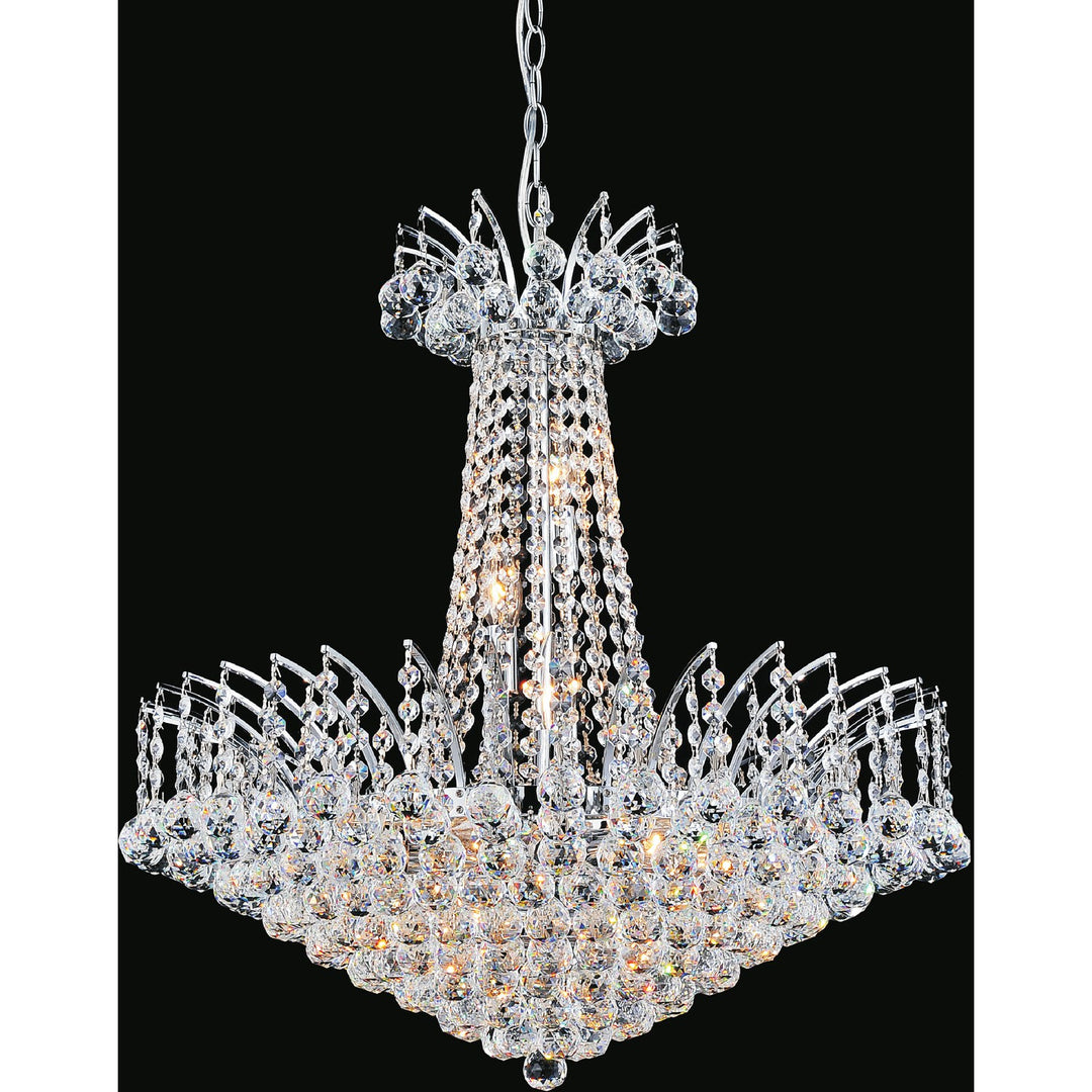 CWI Posh 8010p24c Chandelier Light - Chrome