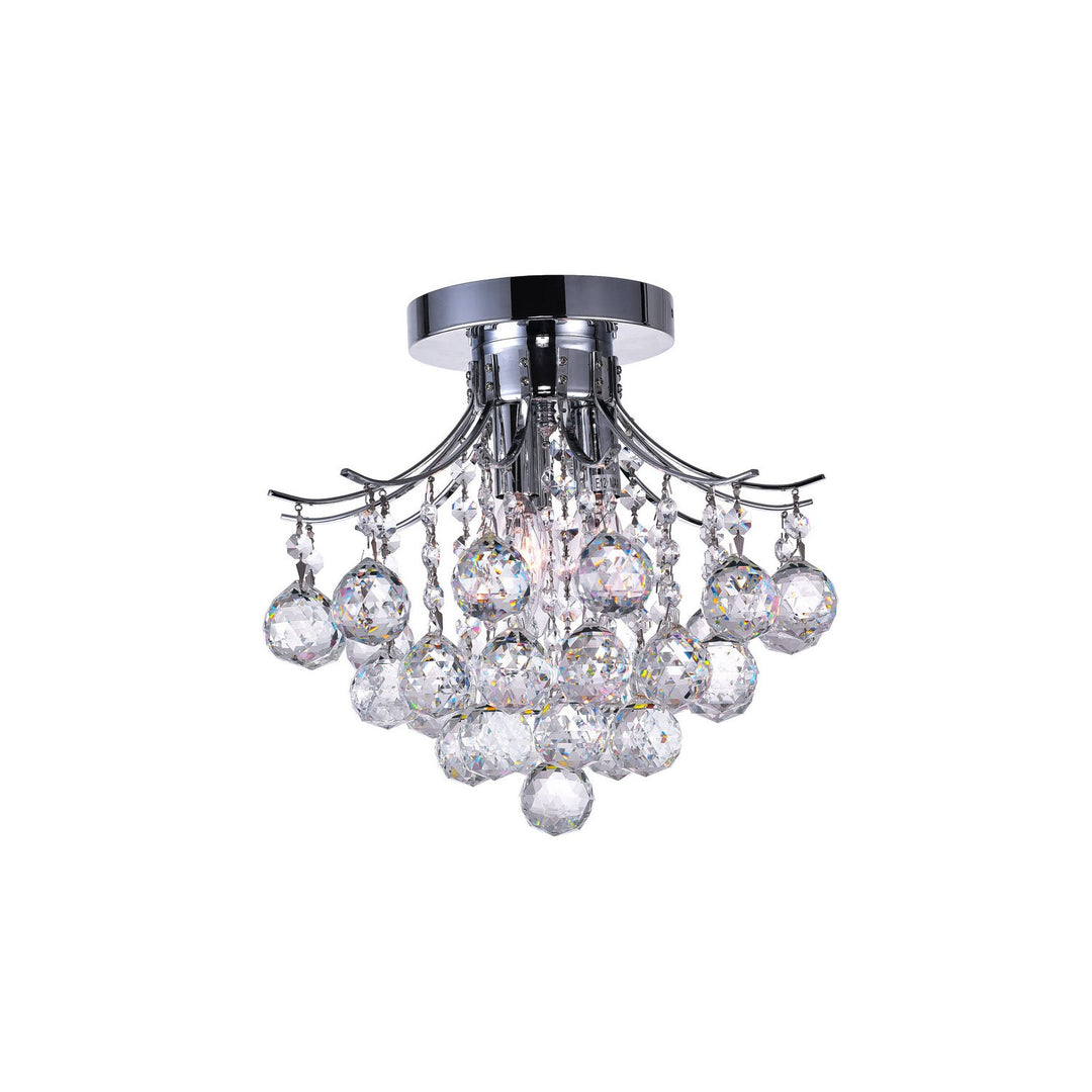 CWI Princess 8012c12c Ceiling Light - Chrome