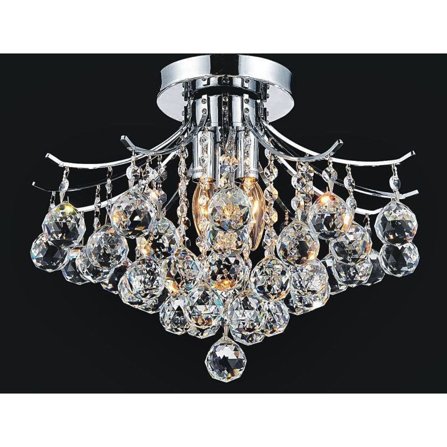 CWI Princess 8012c16c Ceiling Light - Chrome