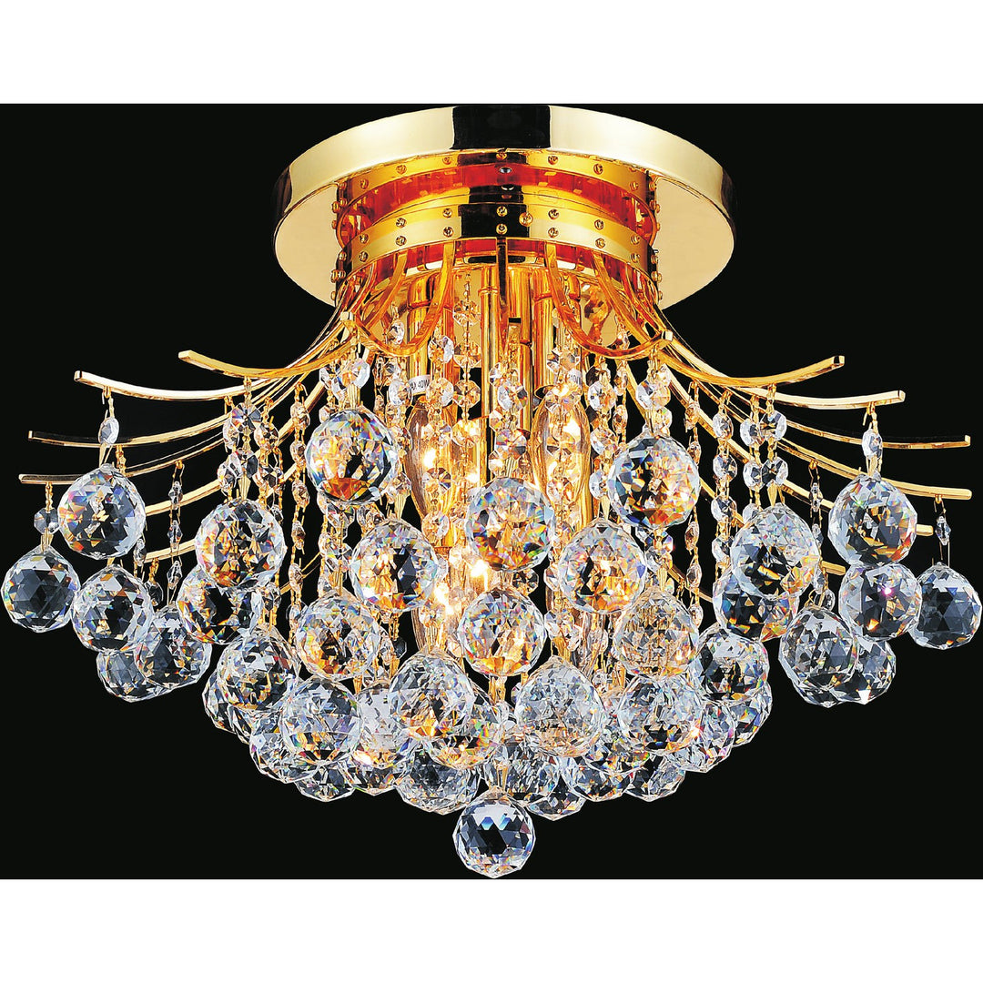 CWI Princess 8012c20g Ceiling Light - Gold