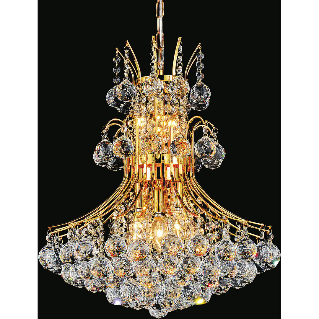 CWI Princess 8012p20g Chandelier Light - Gold