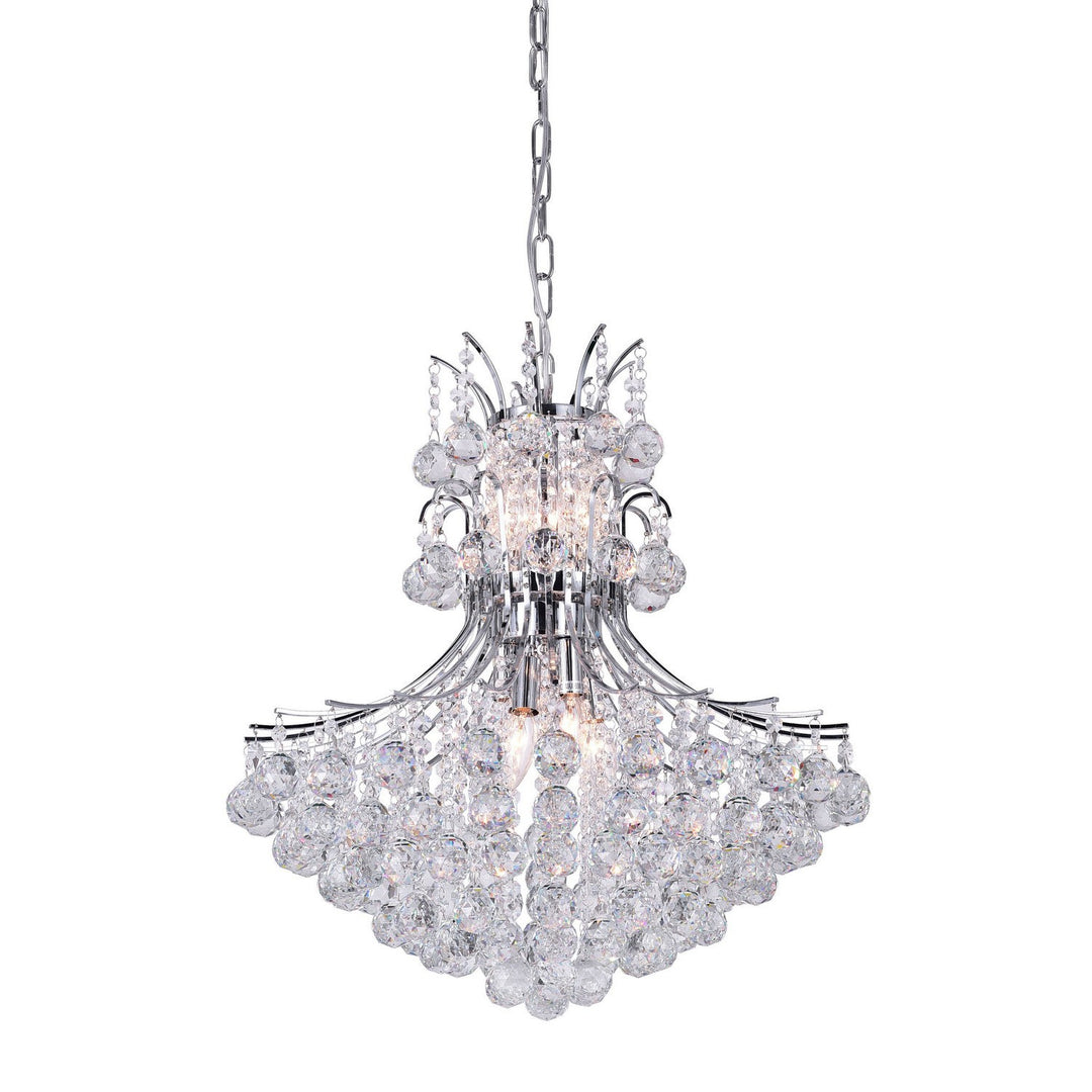 CWI Princess 8012p24c Chandelier Light - Chrome