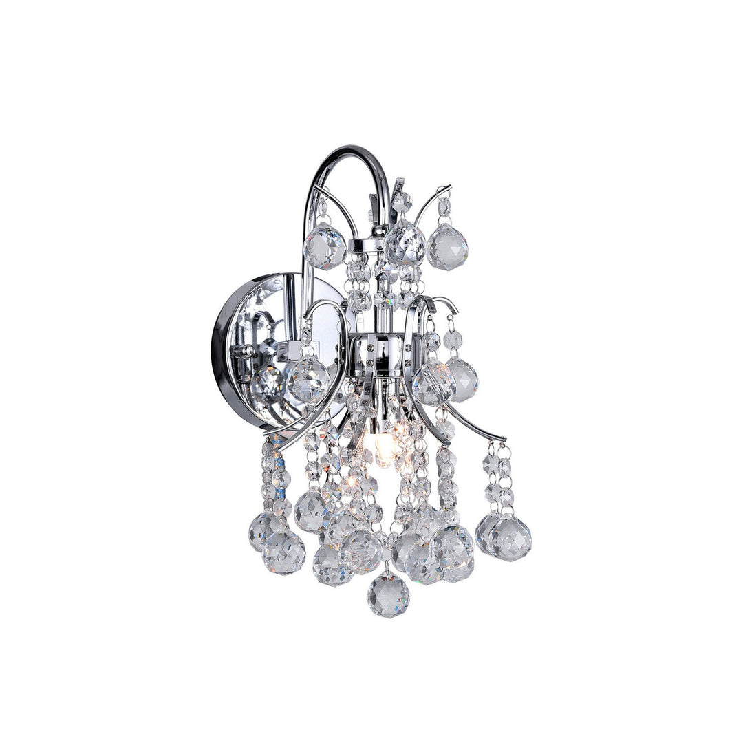 CWI Princess 8012w8c Wall Sconce Light - Chrome