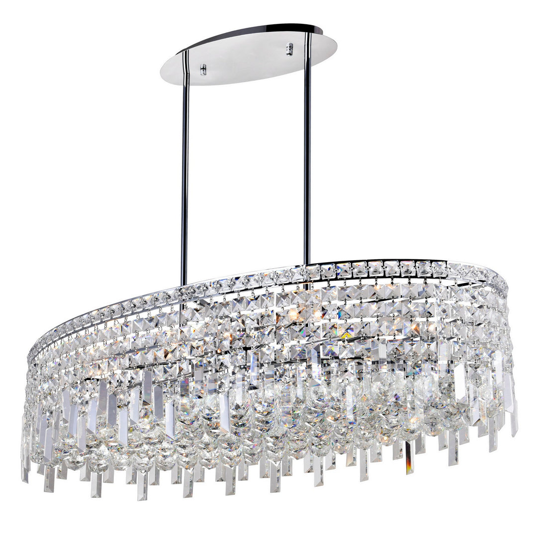 CWI Colosseum 8031p36c-o Pendant Light - Chrome