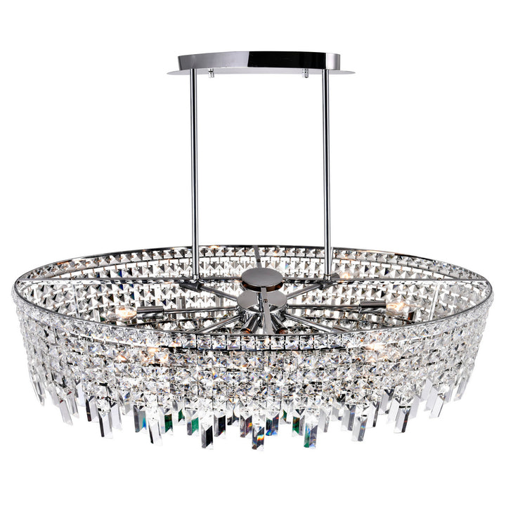 CWI Colosseum 8031p36c-o Pendant Light - Chrome