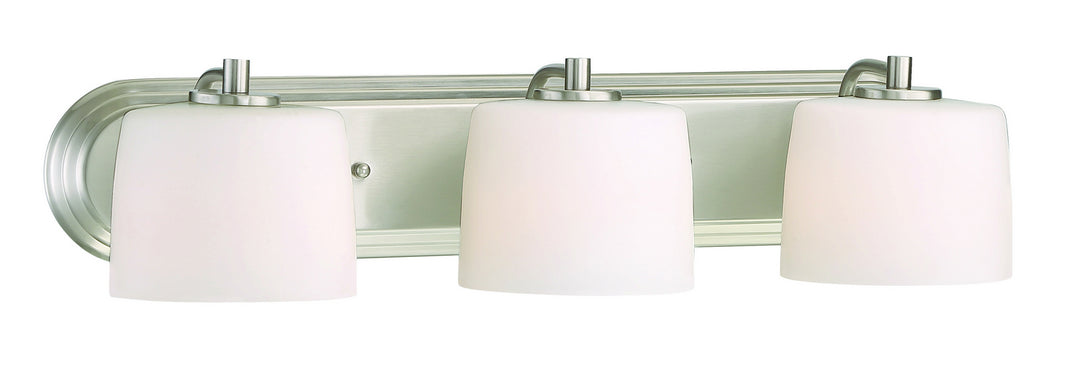 Craftmade Clarendon 43503-BNK Bath Vanity Light 24 in. wide - Brushed Polished Nickel