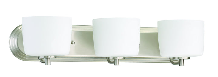 Craftmade Clarendon 43503-BNK Bath Vanity Light 24 in. wide - Brushed Polished Nickel