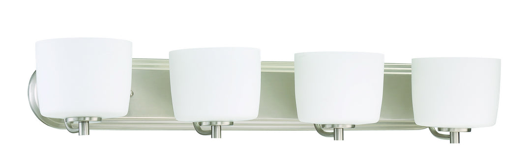 Craftmade Clarendon 43504-BNK Bath Vanity Light 32 in. wide - Brushed Polished Nickel