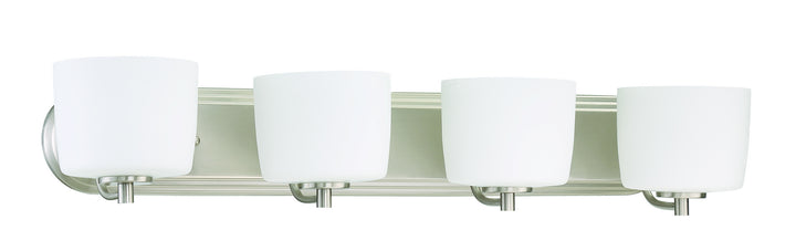 Craftmade Clarendon 43504-BNK Bath Vanity Light 32 in. wide - Brushed Polished Nickel