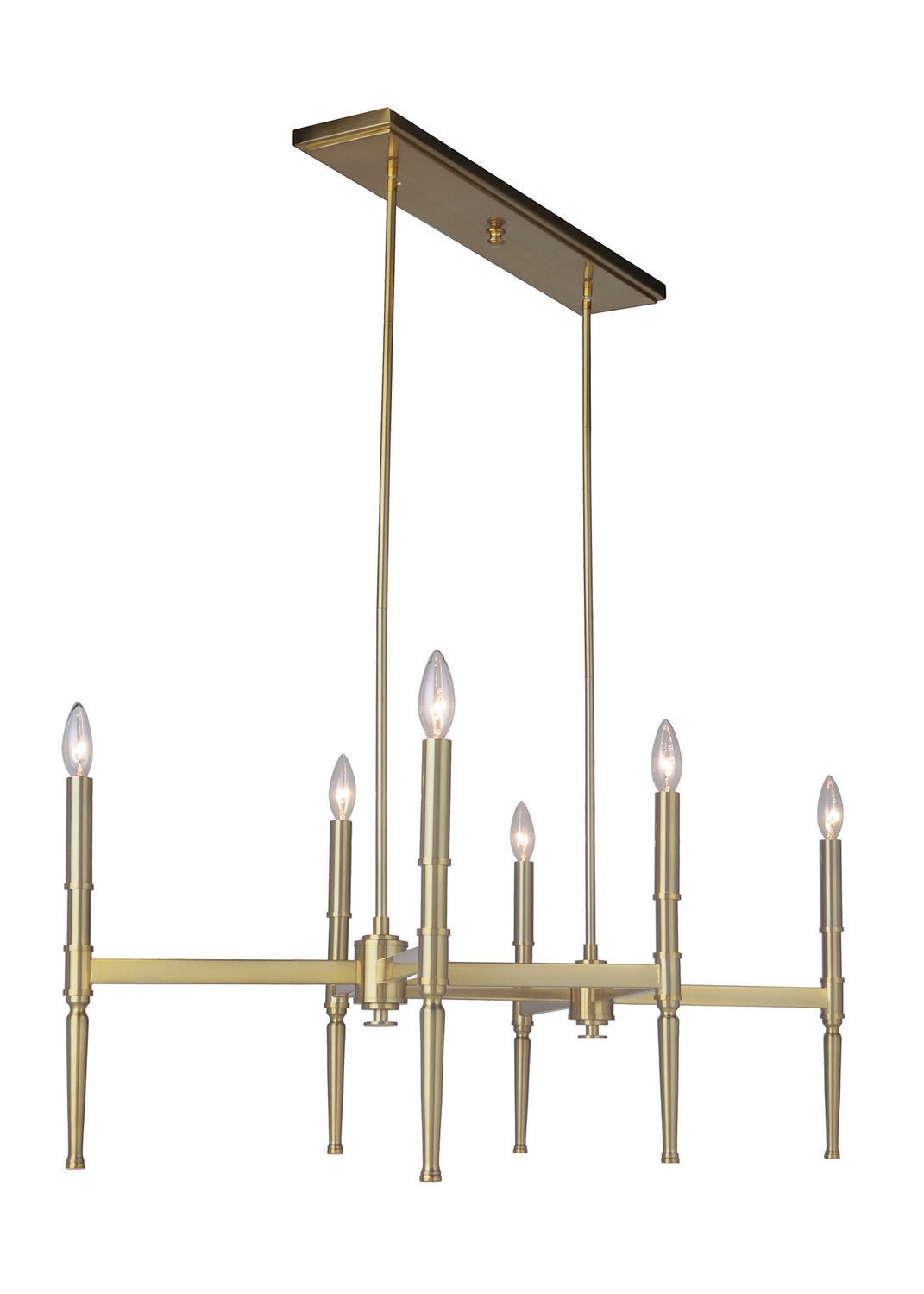 Craftmade Ella 44626-SB Chandelier Light - Satin Brass