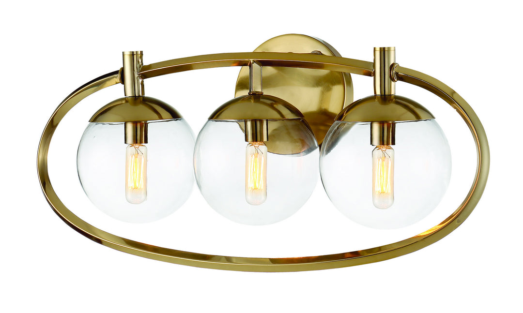 Craftmade Piltz 45503-SB Bath Vanity Light 23 in. wide - Satin Brass