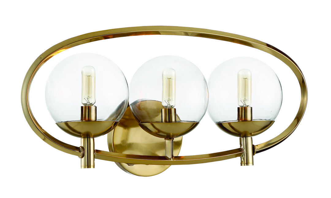 Craftmade Piltz 45503-SB Bath Vanity Light 23 in. wide - Satin Brass