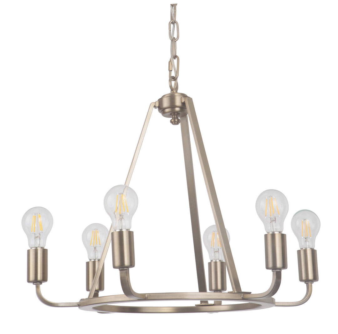 Craftmade Arc 45926-SB Chandelier Light - Satin Brass