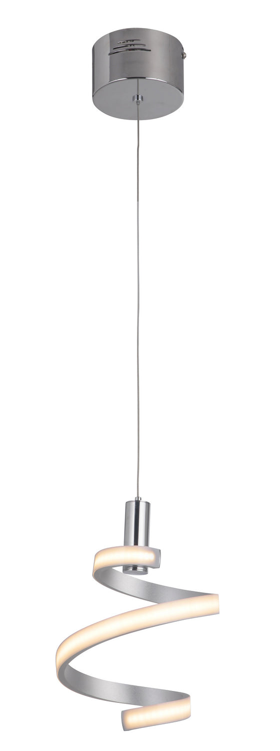 Craftmade Pendant P816MSCH-LED Pendant Light - Matte Silver/Chrome