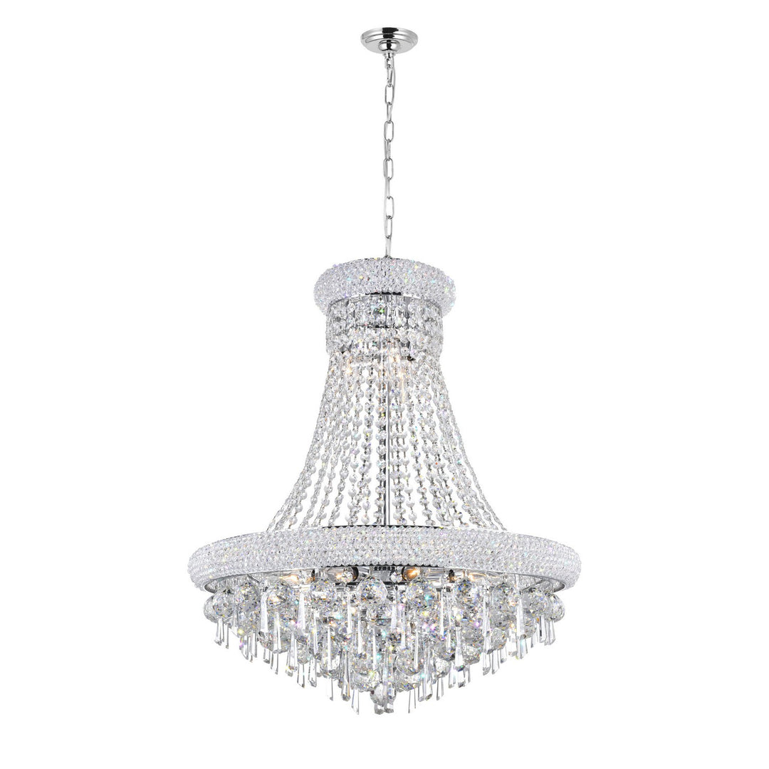 CWI Kingdom 8040p24c Chandelier Light - Chrome