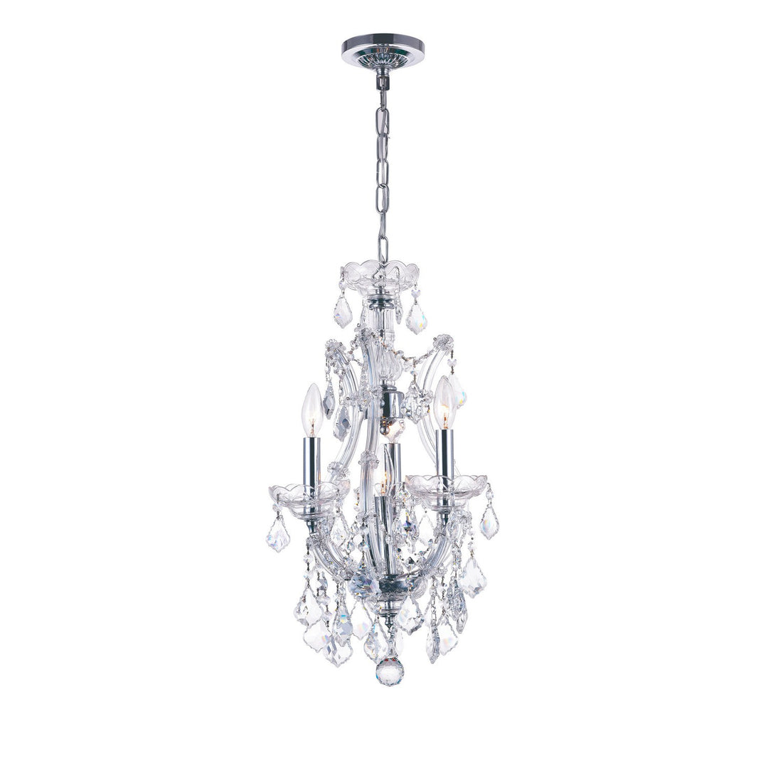 CWI Maria Theresa 8311p12c-3 Chandelier Light - Chrome