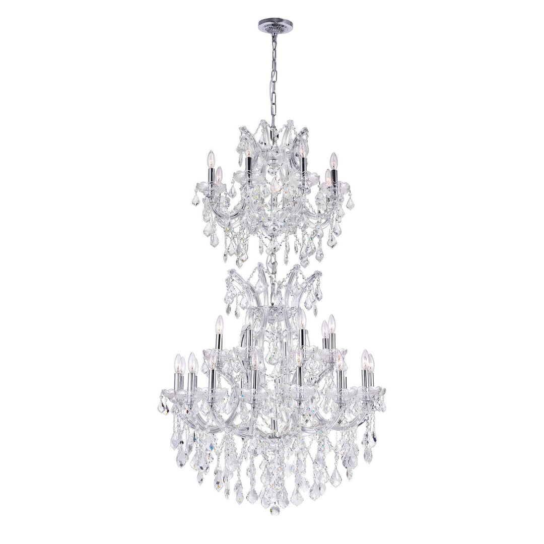 CWI Maria Theresa 8311p36c-34 Chandelier Light - Chrome