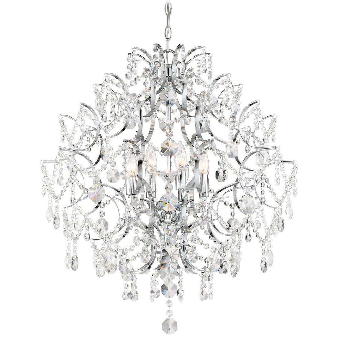 Minka-Lavery Isabella'S Crown 3158-77 Chandelier Light - Chrome