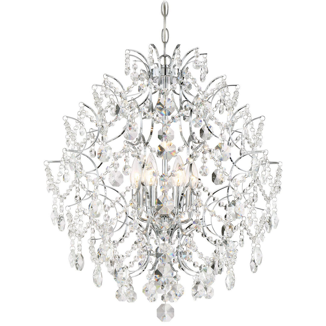 Minka-Lavery Isabella'S Crown 3157-77 Chandelier Light - Chrome